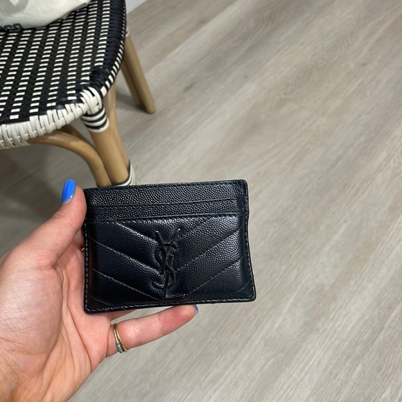 YSL Saint Laurent Monogram Card Case - Picture 6 of 8